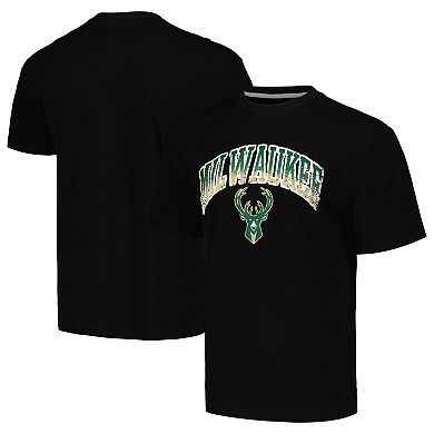 Unisex Stadium Essentials Black Milwaukee Bucks Terrace T-Shirt