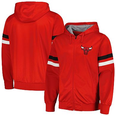 Men's G-III Sports by Carl Banks Red Chicago Bulls Contender Full-Zip Hoodie Jacket