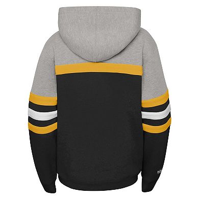 Youth Mitchell & NessÂ Black Boston Bruins Head Coach Pullover Hoodie