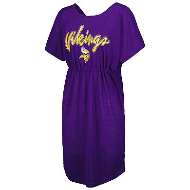 Women's G-III 4Her by Carl Banks Purple Minnesota Vikings Versus Swim Cover-Up