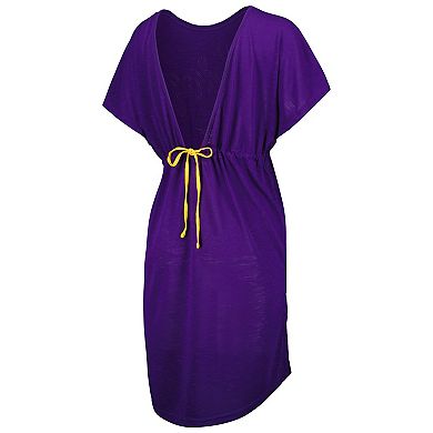 Women's G-III 4Her by Carl Banks Purple Minnesota Vikings Versus Swim Cover-Up