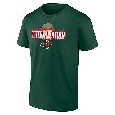 Men's Fanatics Branded Green Minnesota Wild Local T-Shirt