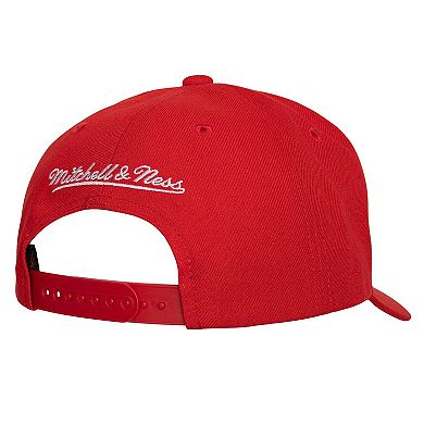 Men's Mitchell & Ness Red Detroit Red Wings Team Ground Pro Adjustable Hat