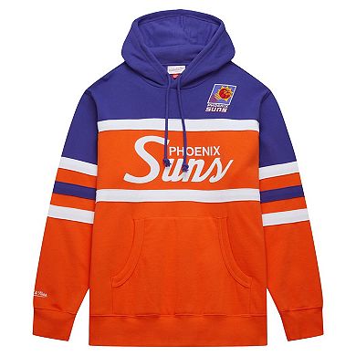 Men's Mitchell & Ness Orange/Purple Phoenix Suns Head Coach Pullover Hoodie