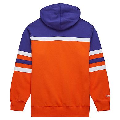 Men's Mitchell & Ness Orange/Purple Phoenix Suns Head Coach Pullover Hoodie