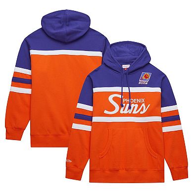 Men's Mitchell & Ness Orange/Purple Phoenix Suns Head Coach Pullover Hoodie