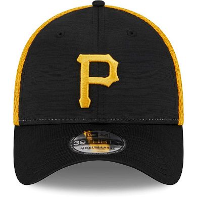 Men's New Era Black Pittsburgh Pirates Neo 39THIRTY Flex Hat