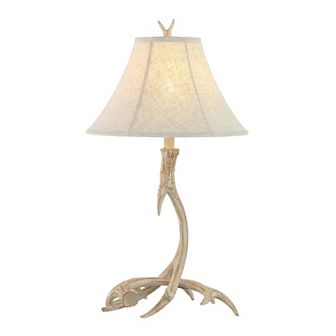 Antler Rustic Resin Led Table Lamp