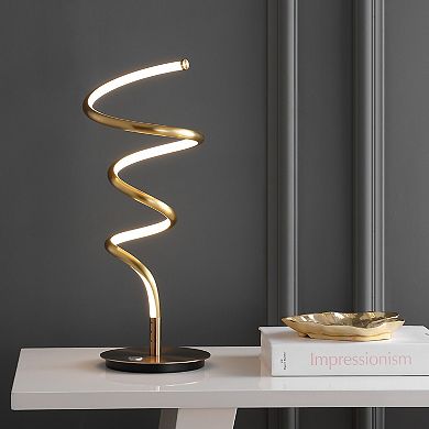 Scribble Modern Dimmable Metal Integrated Led Table Lamp