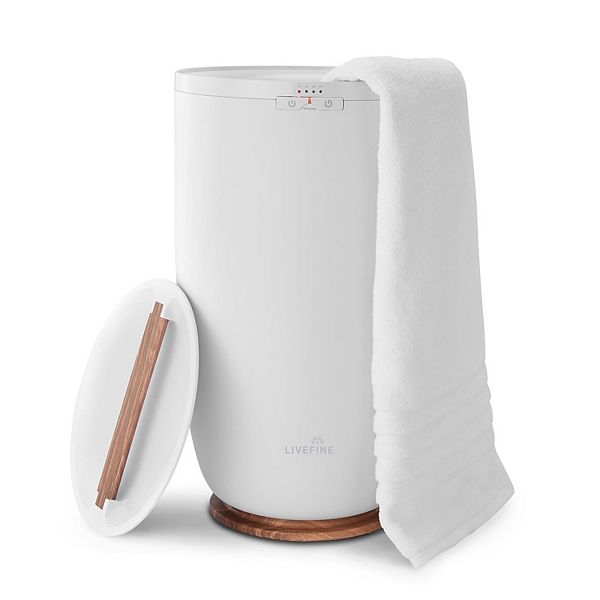 Livefine Towel Warmer, Large Bucket Style Luxury Heated Towel Warmer