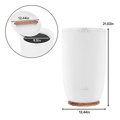 Livefine Towel Warmer, Large Bucket Style Luxury Heated Towel Warmer, Fits Two 40” X 70” Towels