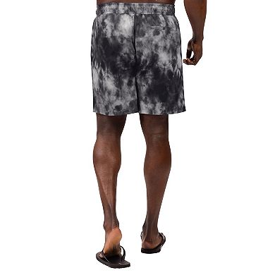 Men's G-III Sports by Carl Banks Black Las Vegas Raiders Change Up Volley Swim Trunks