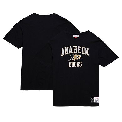 Men's Mitchell & Ness Black Anaheim Ducks Legendary Slub T-Shirt
