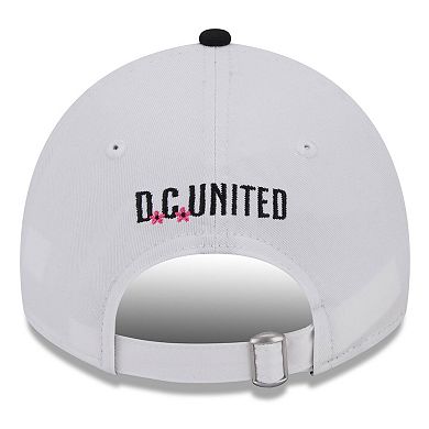 Men's New Era  White D.C. United Jersey Hook 9TWENTY Adjustable Hat