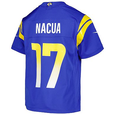 Youth Nike Puka Nacua Royal Los Angeles Rams Game Jersey