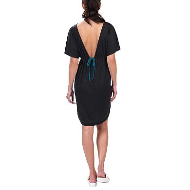 Women's G-III 4Her by Carl Banks Black Jacksonville Jaguars Versus Swim Cover-Up