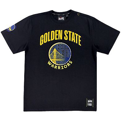 Unisex NBA x Two Hype Black Golden State Warriors Culture & Hoops T-Shirt