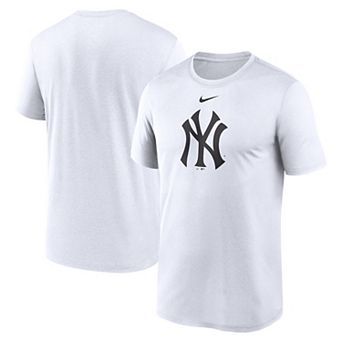 Men's Nike White New York Yankees Legend Fuse Large Logo Performance T-Shirt