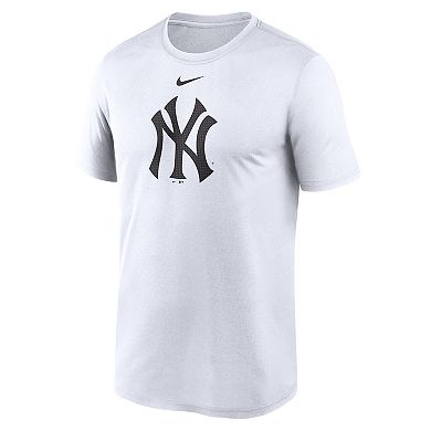 Men's Nike White New York Yankees Legend Fuse Large Logo Performance T-Shirt
