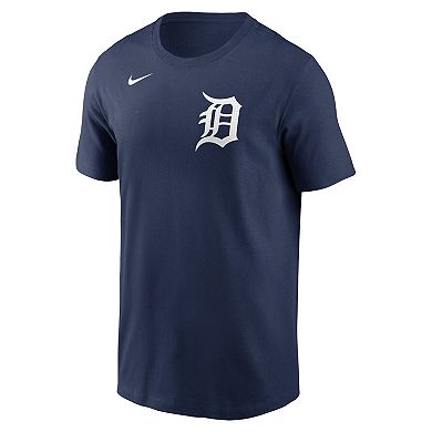 Men's Nike Navy Detroit Tigers Fuse Wordmark T-Shirt