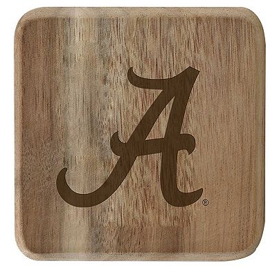 The Memory Company Alabama Crimson Tide 6-Pack Acacia Wood Coaster Set