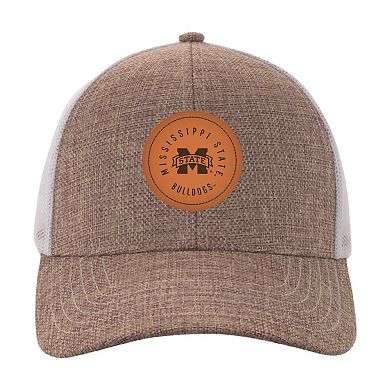 Men's Ahead Tan/White Mississippi State Bulldogs Pregame Adjustable Hat