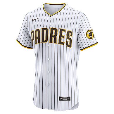 Men's Nike Manny Machado White San Diego Padres Home Elite Jersey