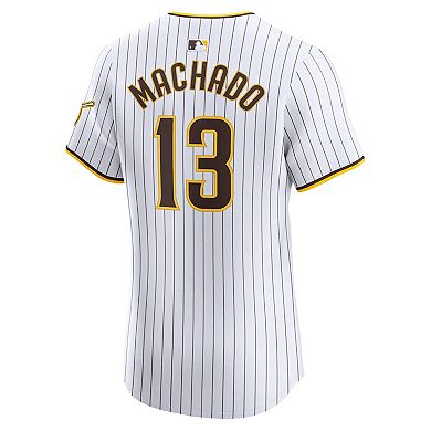 Men's Nike Manny Machado White San Diego Padres Home Elite Jersey