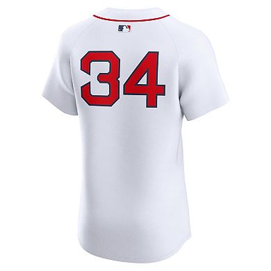 Men's Nike David Ortiz White Boston Red Sox Home Elite Jersey
