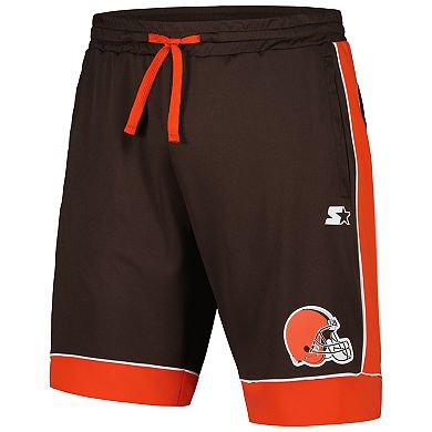 Men's Starter Brown/Orange Cleveland Browns Fan Favorite Fashion Shorts