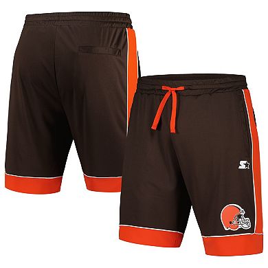 Men's Starter Brown/Orange Cleveland Browns Fan Favorite Fashion Shorts