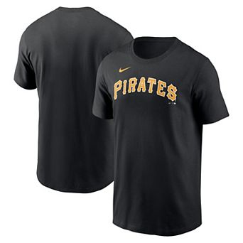 Men's Nike Black Pittsburgh Pirates Fuse Wordmark T-Shirt