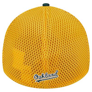 Men's New Era Green Oakland Athletics Neo 39THIRTY Flex Hat