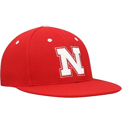 Men's adidas Scarlet Nebraska Huskers On-Field Baseball Fitted Hat