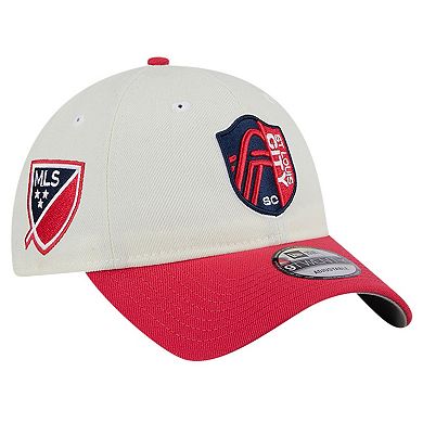 Men's New Era White St. Louis City SC 2024 Kick Off Collection 9TWENTY Adjustable Hat