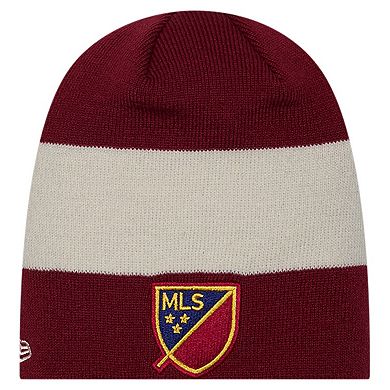 Men's New Era Red Real Salt Lake 2024 Kick Off Collection Knit Beanie
