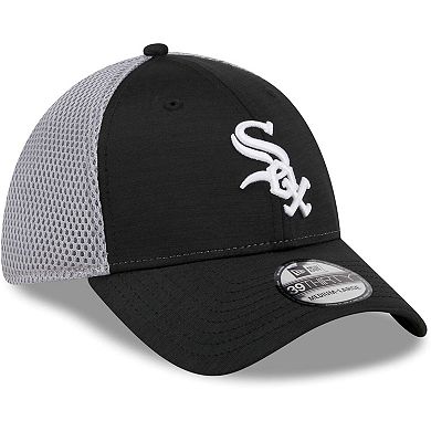Men's New Era Black Chicago White Sox Neo 39THIRTY Flex Hat