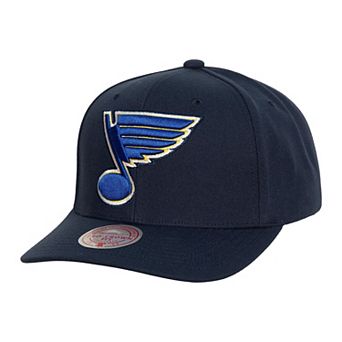 Men's Mitchell & Ness Navy St. Louis Blues Team Ground Pro Adjustable Hat