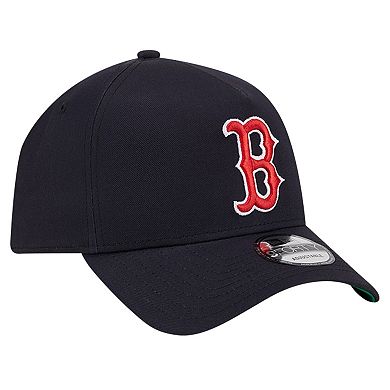 Men's New Era Navy Boston Red Sox Team Color A-Frame 9FORTY Adjustable Hat