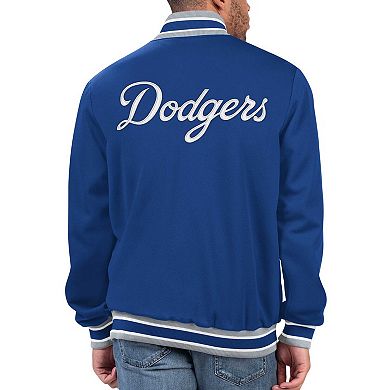 Men's Starter Royal Los Angeles Dodgers Secret Weapon Full-Snap Jacket
