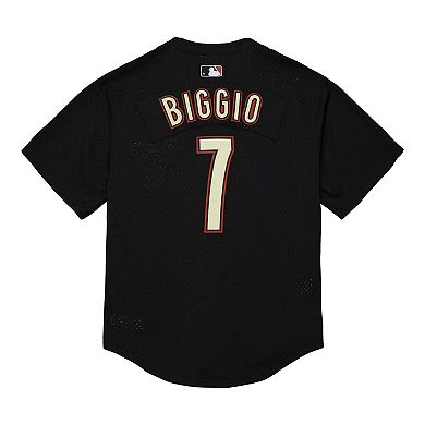Men's Mitchell & Ness Craig Biggio Black Houston Astros Authentic Batting Practice Jersey