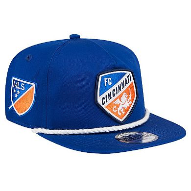 Men's New Era Blue FC Cincinnati The Golfer Kickoff Collection Adjustable Hat