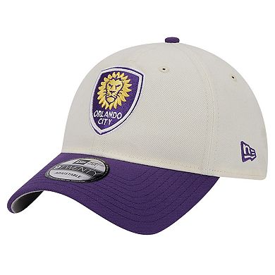 Men's New Era White Orlando City SC 2024 Kick Off Collection 9TWENTY Adjustable Hat