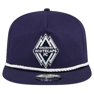 Men's New Era Navy Vancouver Whitecaps FC The Golfer Kickoff Collection Adjustable Hat