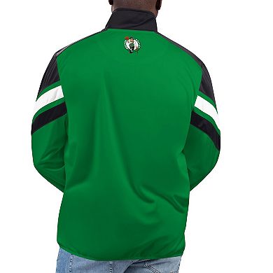 Men's G-III Sports by Carl Banks Green Boston Celtics Game Ball Full-Zip Track Jacket
