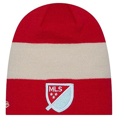 Men's New Era Red Chicago Fire 2024 Kick Off Collection Knit Beanie
