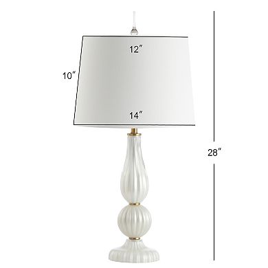 Maddie Glassmetal Led Table Lamp