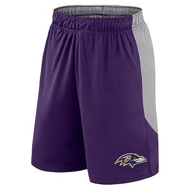Men's Fanatics Branded Purple Baltimore Ravens Big & Tall Team Logo Shorts