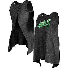 Women's The Wild Collective Black Chicago Fire Crop Muscle Tri