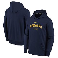 Youth Atlanta Braves Nike Navy Authentic Collection Performance Pullover  Hoodie